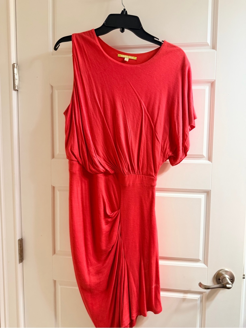Gianni Bini Bright Red Crew Neck Top